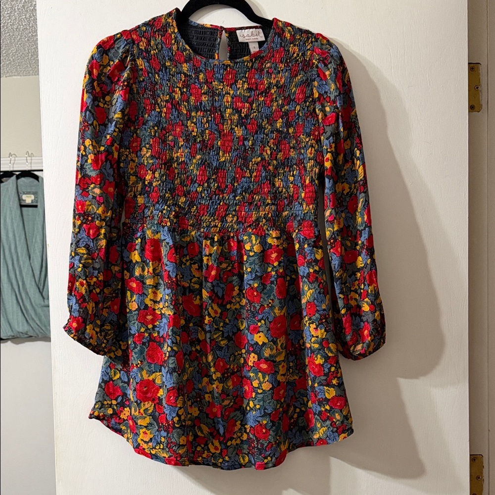 Floral Mini Dress - Multicolor
